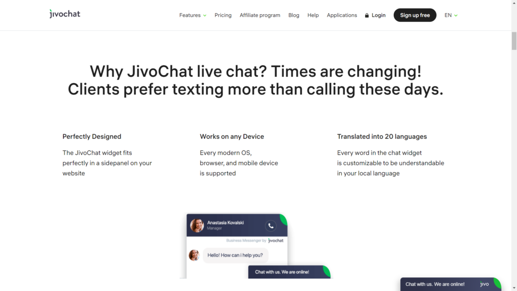 jivochat, canlı destek, müşteri iletişimi