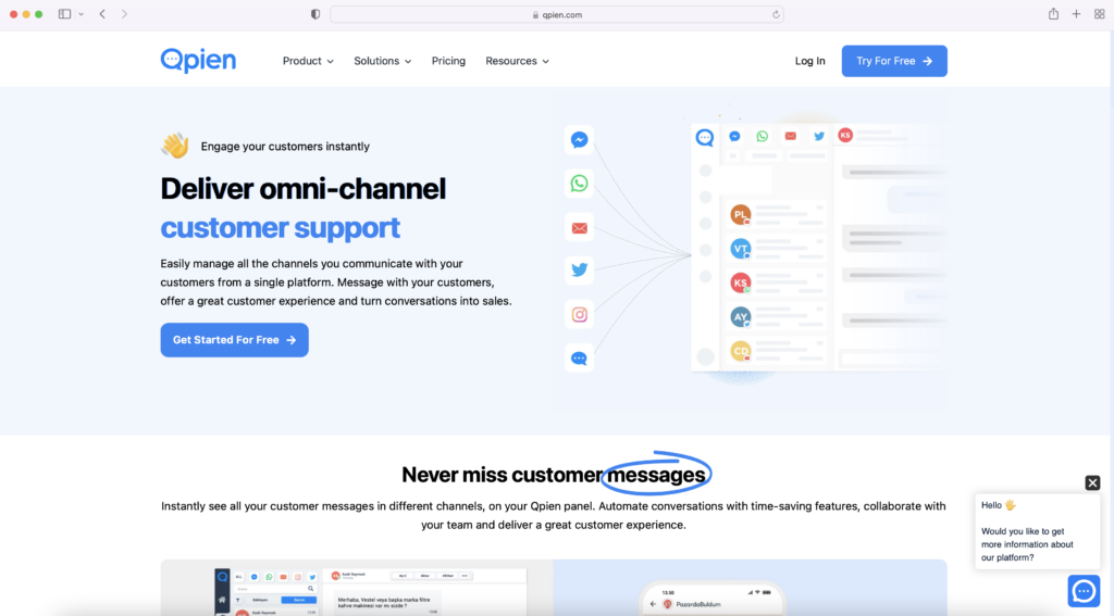 e-ticaret aracı, çok kanallı destek, müşteri destek, qpien, e-ticaret aracı