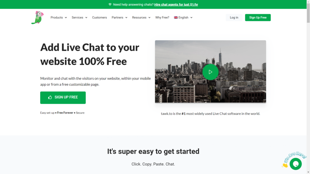 taw.to, live chat, customer coomunication