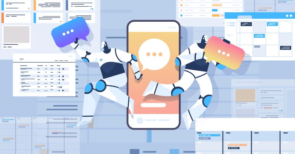 chatbot supports, customer services