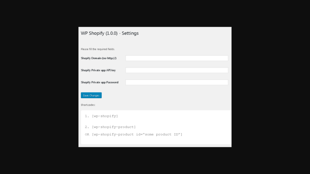 WP shopify, e-commerce plugin