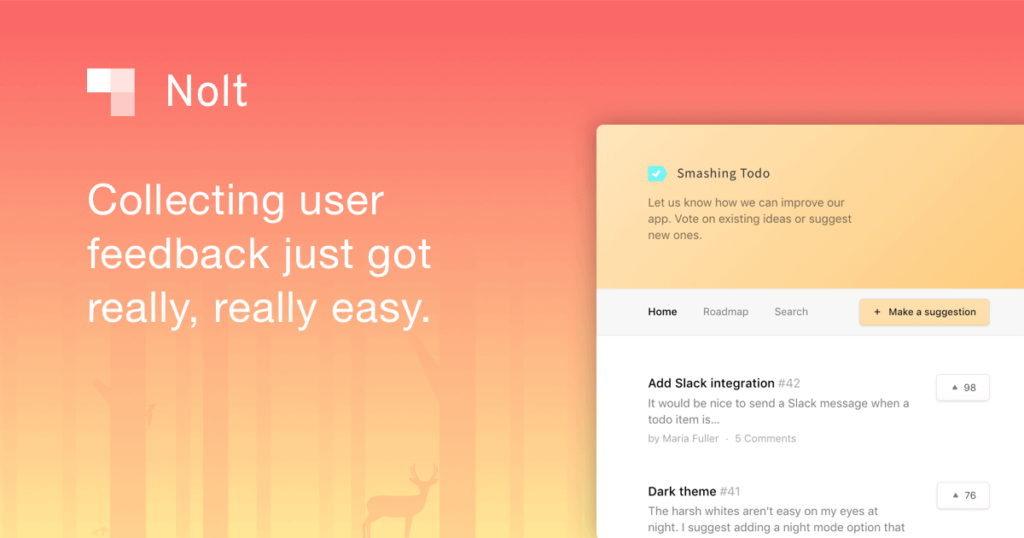 nolt, SaaS tools, customer feedback