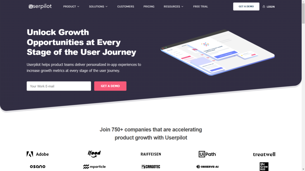 userpilot, SaaS (customer as a service)